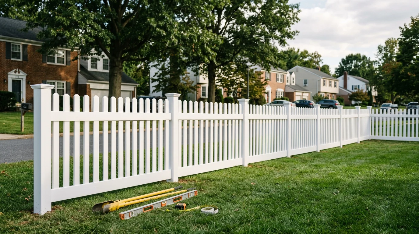 Professional residential and commercial fence installation
